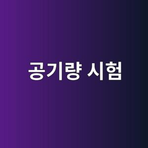 공기량 시험에서 발생하는 오차의 주요 원인 7 eab3b5eab8b0eb9f89 ec8b9ced9798 1787057215